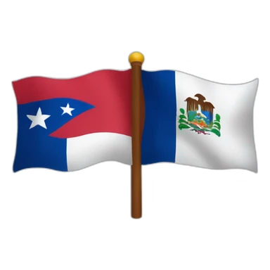 Dominicana and Panamá flag sticker