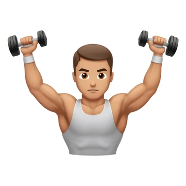 man obliques exercise sticker