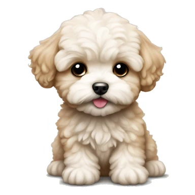 maltipoo puppy  sticker