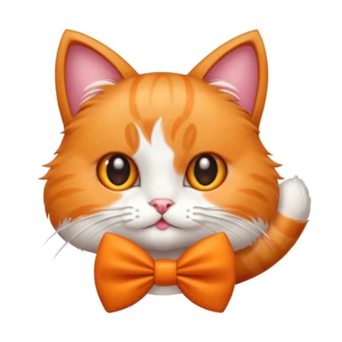 Gatto con il fiocco sticker