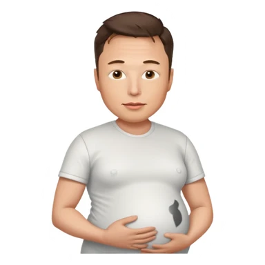 elon musk pregnant  sticker