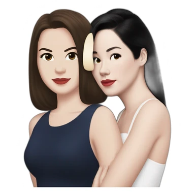 Lana del Rey and Mitski sticker