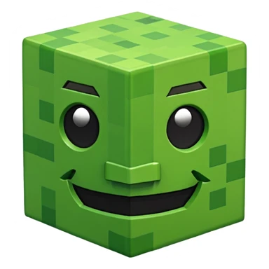 a Minecraft creeper emoji sticker