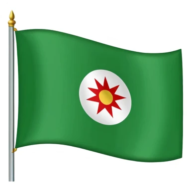 Just do a simple flag I want to put in my bio. Have u seen the panjshir flag do that it’s not in the emojis but make it exactly like the picture don’t add anything else. something on the middle search it up and make it in a shape of flag like the emojis no it’s goes like green on  sticker