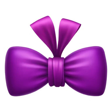 pink bow on an eggplant sticker