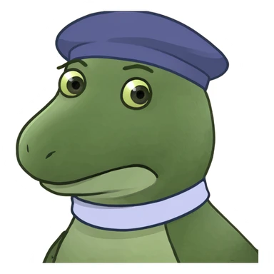 Sleepy goose sticker