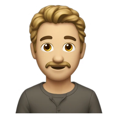 Homme qui fait un das sticker