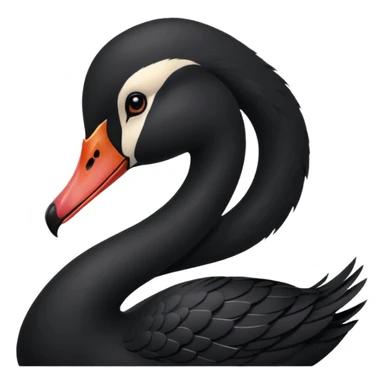 Cisne negro sticker