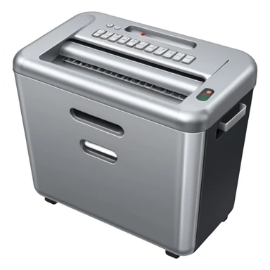 paper shredder sticker