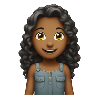 Happy girl baby sticker