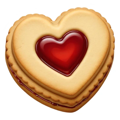 heart jam cookie sticker