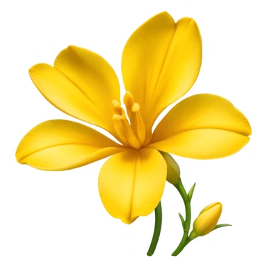 freesia flower sticker