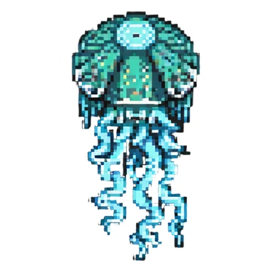 soul with the outline of a jellyfish sticker