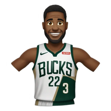 Milwaukee bucks sticker