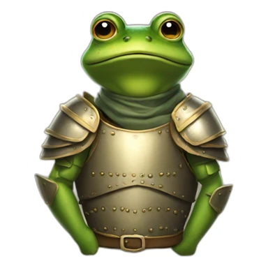 Grenouille en armure sticker