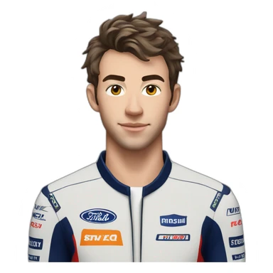 realistic pierre gasly sticker