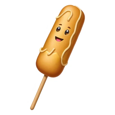 BLACK corndog sticker