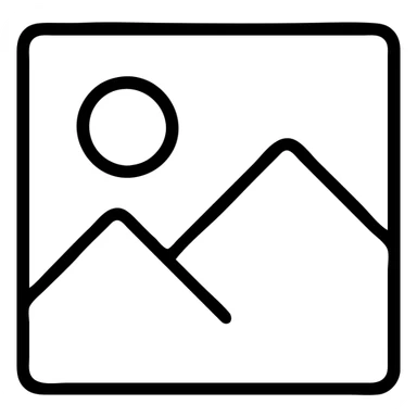 image placeholder icon, abstract shapes, soft gray, modern look sticker