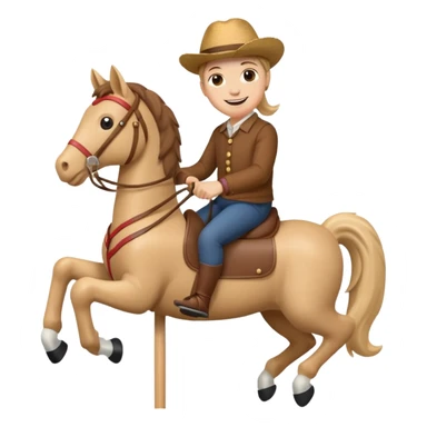 hobby horsing sticker