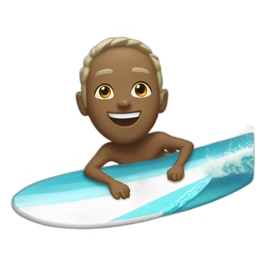 Chat qui surf sticker