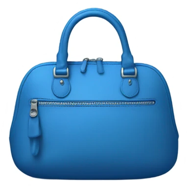 Blue purse sticker