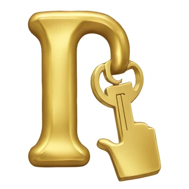 Gold goin key sticker