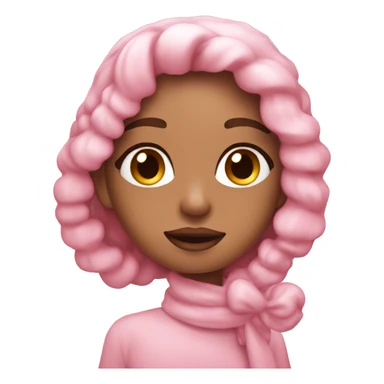 Create aesthetic holiday emojis girly pink  sticker