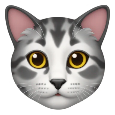 bicolor-cat sticker