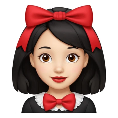 a girl that has black 3c hair textures and lightskin, It has brown eyes, a nose, lips, and it’s smiling. sticker