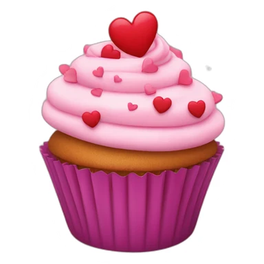 Happy Valentine’s Day cupcake sticker