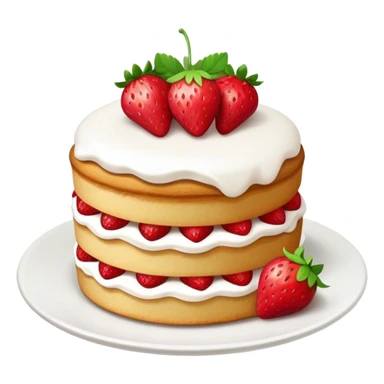 strawberry short cake sticker