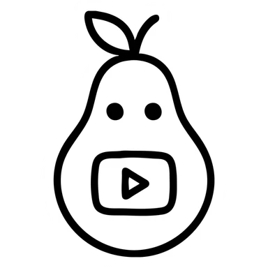 royal pear YouTuber icon sticker