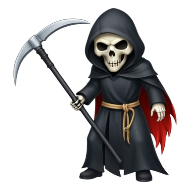Reaper with a scythe beh sticker