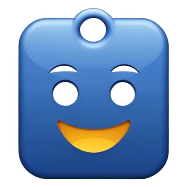 dark blue geotag sticker