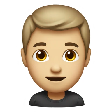 Make me a emoji of a very small person with a big head sticker