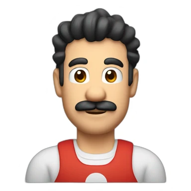 mario without mustache sticker