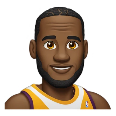 lebron james as tiger sticker