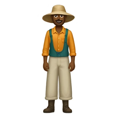 Tejon vestido como pescador sticker