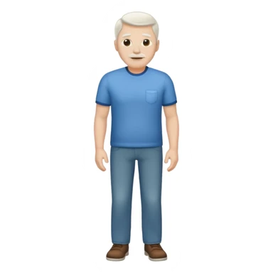 Dad full body. White sticker