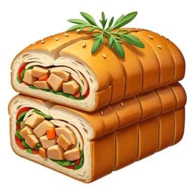 chicken loaf sticker