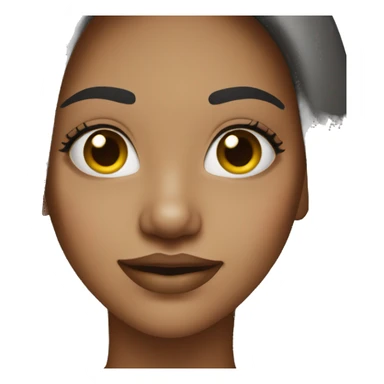 Girl with nose ring sticker