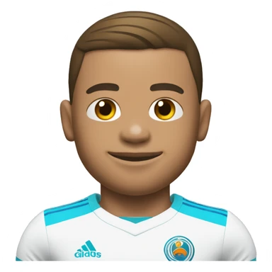 mbappé qui a un maillot de l’om sticker