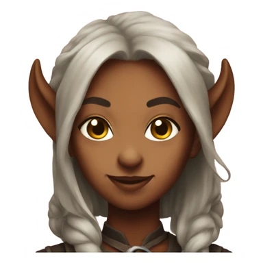 Girl Tiefling sticker