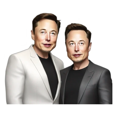 elon musk with tesla sticker