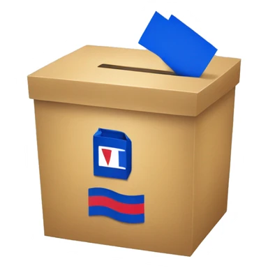 vote box with dominican box sticker