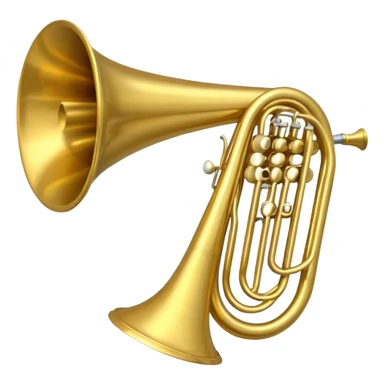 postal horn instrument sticker
