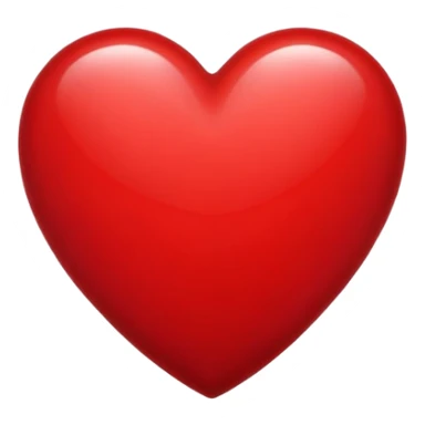 Crimson red heart sticker