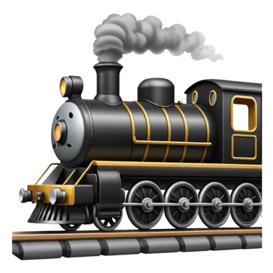 Train on a track  sticker