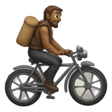 gog on a bike sticker