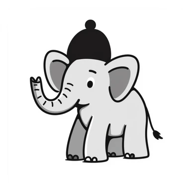 Elephant sticker